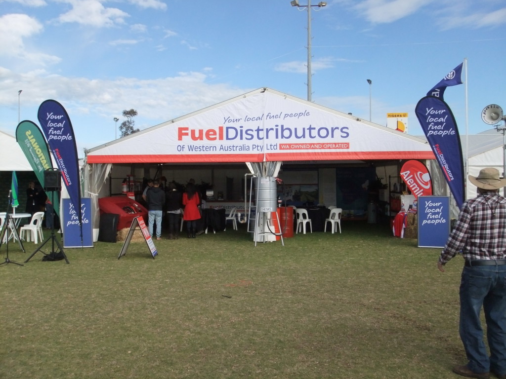 Fuel Distributors Tent 2015