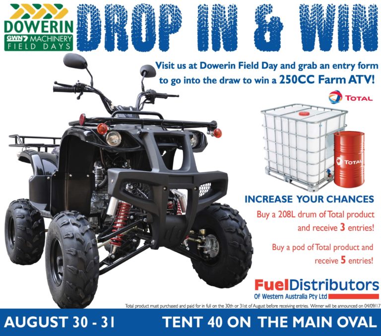 Dowerin Field Day August 30 & 31 – Visit your local fuel people!
